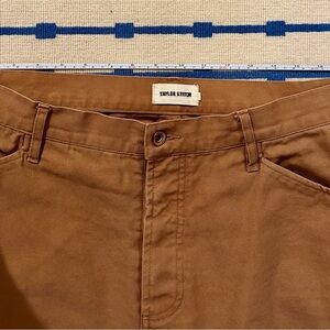 3xTaylor Stitch Tobacco Brown Chore Pants, 36x28 (3 pair)